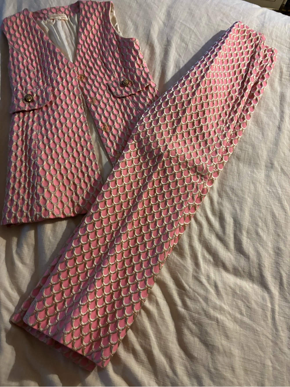 Saks Fifth Avenue vintage 2pcs pants suit - Picture 5 of 13